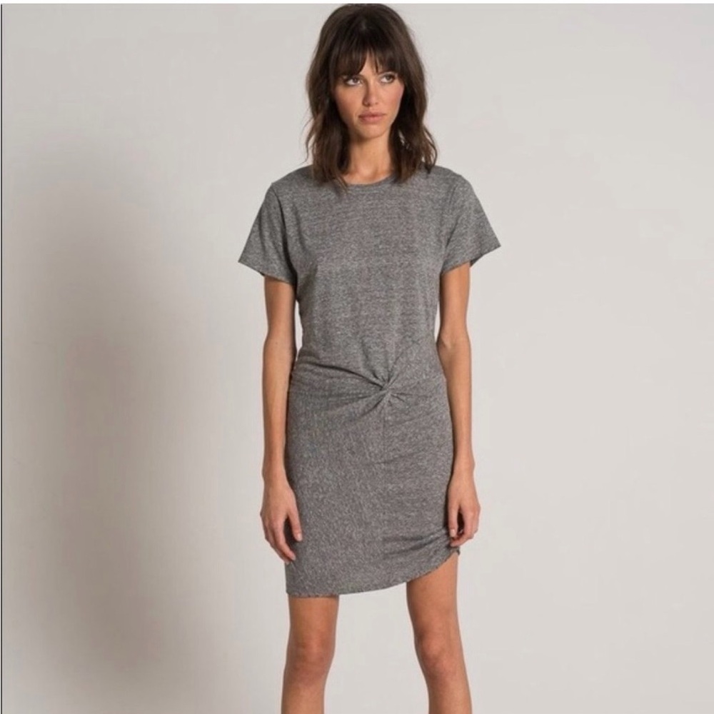 n:Philanthrophy Jazz Twisted T-Shirt Dress Grey S